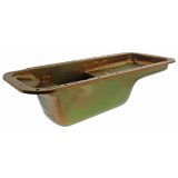 Milodon Stock Replacement Oil Pans for 1970-1971 CHALLENGER, 1967-1971 CHARGER, 1966-1970 CORONET - 30761 Pan, Steel, Gold Iridite, 6 qt., Mopar, B/RB Engines, A, B and E Bodies, Int Control Baffles, Each thumbnail 3