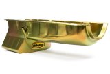 Milodon Street and Strip Oil Pans 30970 Pan, Steel, Gold Iridite, 6 qt., Chevy, Big Block, Mark IV, Each thumbnail 4