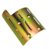 Milodon Windage Trays 32210 Tray, Steel, Gold Iridite, Louvered, Front Sump, Ford, Small Block, Each thumbnail 1