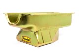 Milodon Street and Strip Oil Pans 30940 Pan, Steel, Gold Iridite, 8 qt, Mopar, Small Block, 360, A, B E Bodies, Each thumbnail 4