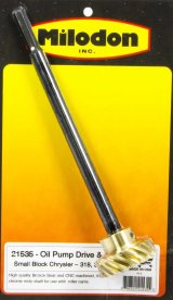 Milodon Oil Pump Driveshafts 21535 SB Chrys Bronze Gear thumbnail 3