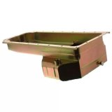 Milodon Gen III Hemi Pro Touring Oil Pans 31032 Pan, Touring, Hellcat 6.2, Swap A, B, E Body with Tubular K-Members, Mopar, Steel, 7 Quart, 5.5 in. Deep, Gold Iridited, Each thumbnail 5