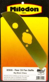 Milodon Oil Pan Baffles 32505 Baffle, Pan, Steel, Gold Iridite, Chevy, Big Block, Each thumbnail 2
