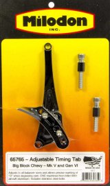 Milodon Timing Pointers 65765 Pointer, Billet Aluminum, Black, 6.0 in., 7.0 in., 8.0 in. Diameter Balancers, Chevy, Each thumbnail 2