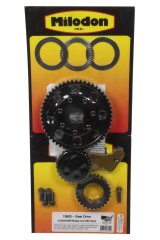 Milodon Gear Drive Assemblies 13600 Drive, Single Idler, Under Cover Style, Mopar, Small Block LA/Hemi, Set thumbnail 2