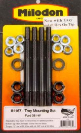 Milodon Windage Tray Stud Kits 81167 Installation Kit, 2-Bolt Main, Ford, 351W, Kit thumbnail 2