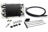 TCI Performance Transmission Coolers 823800 Fluid Cooler, Automatic Transmission, Tube and Fin, Aluminum, Black, 10 in. x 15 1/2 in. x 3/4 in., Each thumbnail 2