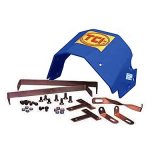 TCI Transmission Shields 970005 Automatic Shield, Case, Aluminum, Blue Powdercoated, Chevy, Powerglide, Kit thumbnail 1
