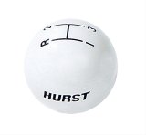 Hurst Classic Shift Knobs 1637624 Knob, Round, Plastic, 3-Speed Pattern, White, Manual Transmission, Each thumbnail 1