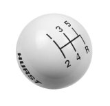 Hurst Classic Shift Knobs 1630025 Knob, Round, Plastic, White, 5-Speed Pattern, 3/8-16 in., Manual Transmission, Each thumbnail 3