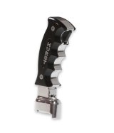 Hurst Pistol-Grip Shifter Handles 5380438 Shifter, Billet Aluminum, Polished/Black, Logo, Chevrolet, Camaro 2010-15, Auto Trans, Each thumbnail 4