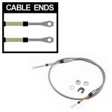 Hurst Shifter Cables 5000029 Cable, 5 ft. Length, Morse Style, Eyelet/Eyelet Ends, Gray, Each thumbnail 1