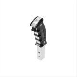Hurst Pistol-Grip Shifter Handles 5380435 Handle, Pistol-Grip, BIllet Aluminum, Polished/Black Anodized, Logo, Park Release Button, Ford, Automatic, Each thumbnail 2