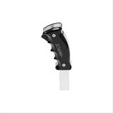 Hurst Pistol-Grip Shifter Handles 5380435 Handle, Pistol-Grip, BIllet Aluminum, Polished/Black Anodized, Logo, Park Release Button, Ford, Automatic, Each thumbnail 3