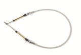 Hurst Shifter Cables 5000023 Cable, 3 ft. Length, Morse Style, Eyelet/Threaded Ends, Gray, Each thumbnail 1