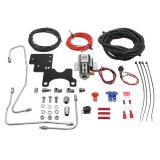 Hurst Roll Control Kits 5671522 Line Lock, 1/8 in. NPT Inlet/Outlet, Polished Stainless Steel, Ford, Mustang, Kit thumbnail 1