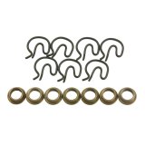 Hurst Pit Pack Shifter Bushings, Buttons, and Clips 3327302 Pack, Steel Clips, Steel Competition Plus, Mastershift, Kit thumbnail 2