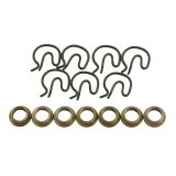 Hurst Pit Pack Shifter Bushings, Buttons, and Clips 3327302 Pack, Steel Clips, Steel Competition Plus, Mastershift, Kit thumbnail 3