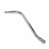 Hurst Tube Style Shifter Sticks 53950HST Stick, Steel, Chrome, Lay Back, 16.50 in. Length, 4.50 in. Layback, 3/8 in.-16 Threads, Universal, Each thumbnail 3