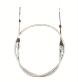 Hurst Shifter Cables 5000028 Cable, 8 ft. Length, Morse Style, Eyelet/Threaded Ends, Gray, Each thumbnail 1