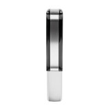 Hurst Classic Shift Knobs 5380443 Knobs, Knobs, Pistol Grip Shape, Aluminum, Black, Gray/Silver Accent, Satin, Anodized, Logo, Bolt-on, Ford, Each thumbnail 6