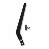 Hurst Billet Aluminum Shifter Sticks 53903HST Stick, Aluminum, Satin Black, Lay Back, 10.00 in. Length, 5.50 in. Layback, 3/8 in.-16 Threads, Universal, Each thumbnail 3