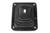 Hurst Shifter Boot and Plate Kits 1144580 Plate, B-4 Shifter, Black, Rubber, Chrome Plated Steel Trim Plate, Hardware, Each thumbnail 1