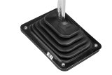 Hurst Shifter Boot and Plate Kits 1144580 Plate, B-4 Shifter, Black, Rubber, Chrome Plated Steel Trim Plate, Hardware, Each thumbnail 2