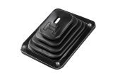 Hurst Shifter Boot and Plate Kits 1144580 Plate, B-4 Shifter, Black, Rubber, Chrome Plated Steel Trim Plate, Hardware, Each thumbnail 3