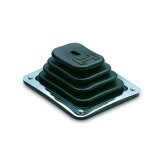 Hurst Shifter Boot and Plate Kits 1144580 Plate, B-4 Shifter, Black, Rubber, Chrome Plated Steel Trim Plate, Hardware, Each thumbnail 6