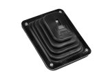 Hurst Shifter Boot and Plate Kits 1144580 Plate, B-4 Shifter, Black, Rubber, Chrome Plated Steel Trim Plate, Hardware, Each thumbnail 7
