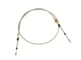 Hurst Shifter Cables 5008555 Cable, 5 ft. Length, Morse Style, Eyelet/Threaded Ends, Gray, Each thumbnail 1