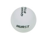 Hurst Classic Shift Knobs 1631036 Knob, Round, Plastic, White, Quarter Stick Logo, Automatic Transmission, Each thumbnail 2