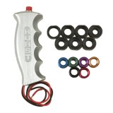 Hurst Pistol-Grip Shifter Handles 1536200 Shift Knob, Pistol Grip, Aluminum, Anodized, 12 V Button, Logo, Each thumbnail 1