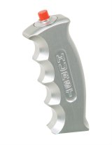 Hurst Pistol-Grip Shifter Handles 1536200 Shift Knob, Pistol Grip, Aluminum, Anodized, 12 V Button, Logo, Each thumbnail 2
