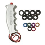 Hurst Pistol-Grip Shifter Handles 1536200 Shift Knob, Pistol Grip, Aluminum, Anodized, 12 V Button, Logo, Each thumbnail 3