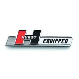 Hurst Equipped Emblems 1361000 Emblem, Plastic, Chrome, Equipped, Adhesive Back, Universal, Each thumbnail 2