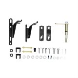 Hurst Automatic Transmission Cable Brackets and Levers 3730004 Levers, Natural Steel Bracket, for Use with Quarter Stick 2 Shifters, Chevy, Kit thumbnail 1