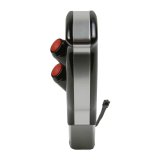 Hurst Billet/Plus Pistol Grip Auto Shift Handles 5380440 Knobs, Handles, Aluminum, Black, Polished, Logo, Bolt-on, Ford, Each thumbnail 6