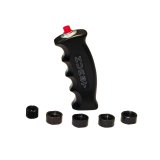 Hurst Pistol-Grip Shifter Handles 1536210 Shift Knob, Pistol Grip, Aluminum, Black, 12V button, Logo, Each thumbnail 3