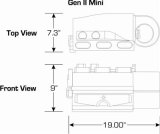 Vintage Air Gen-II Mini Universal Climate Control Systems 66005-VUX-A Conditioning, Gen II Mini, Heat & Cool, 19 in. Length, 9.0 in. Height, 7.3 in. Depth, Kit thumbnail 3