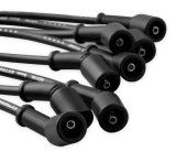 ACCEL Extreme 9000 Ceramic Spark Plug Wire Sets 9065CK Wires, Ceramic, Spiral Core, 8mm, Black, Black Stock Boots, Chevy, GMC, 8.1L, V8, Set thumbnail 1