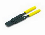ACCEL Wire Crimping Tools 170037 Tool, SuperStock Hand-held, 8mm Maximum, Steel, Black Oxide, Yellow Rubber Handles, Built-in Stripper, Each thumbnail 2