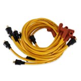 ACCEL SuperStock 4000 Series Spark Plug Wire Sets 4042 Wires, SuperStock, RFI Suppression, Spiral Core, 8mm, Yellow, Stock Boots (Orange/Black), Chevy, GMC, SBC Gen 1, V8, Set thumbnail 3
