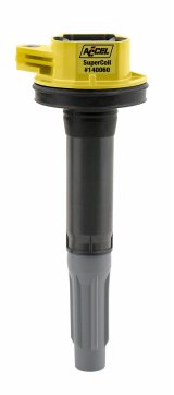ACCEL Super Coils 140060 Ignition Coil, Super, Socket, Round, Black/Yellow, Ford, 5.0L Modular, Each thumbnail 2