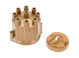 ACCEL Distributor Cap and Rotor Kits 8120ACC Rotor, Tan, Female/Socket, Brass Terminals, Clamp-Down, AMC, GM, Checker, Jeep, International, Kit thumbnail 4