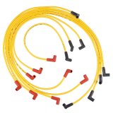 ACCEL SuperStock 4000 Series Spark Plug Wire Sets 4050 Wires, SuperStock, RFI Suppression, Spiral Core, 8mm, Yellow, Stock Boots (Orange/Black), Chevy, SBC Gen 1, V8, Set thumbnail 3