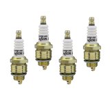 ACCEL C-Cut Performance Spark Plugs 0437S-4 Plugs, Shorty, Electrode, Gasket Seat, 14mm Thread .375 in. Reach, Projected, Resistor, Set of 4 thumbnail 1