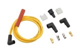 ACCEL Universal Single Wire Replacement Kits 170500 Spark Plug Wire, Yellow, Replacement, 8mm, 60 in. Length, Universal, Each thumbnail 1
