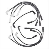 ACCEL Extreme 9000 Ceramic Spark Plug Wire Sets 9044C Wires, Ceramic, Spiral Core, 8mm, Black, White 180 Degree Boots, Chevy, GMC, 4.3L, Set thumbnail 1
